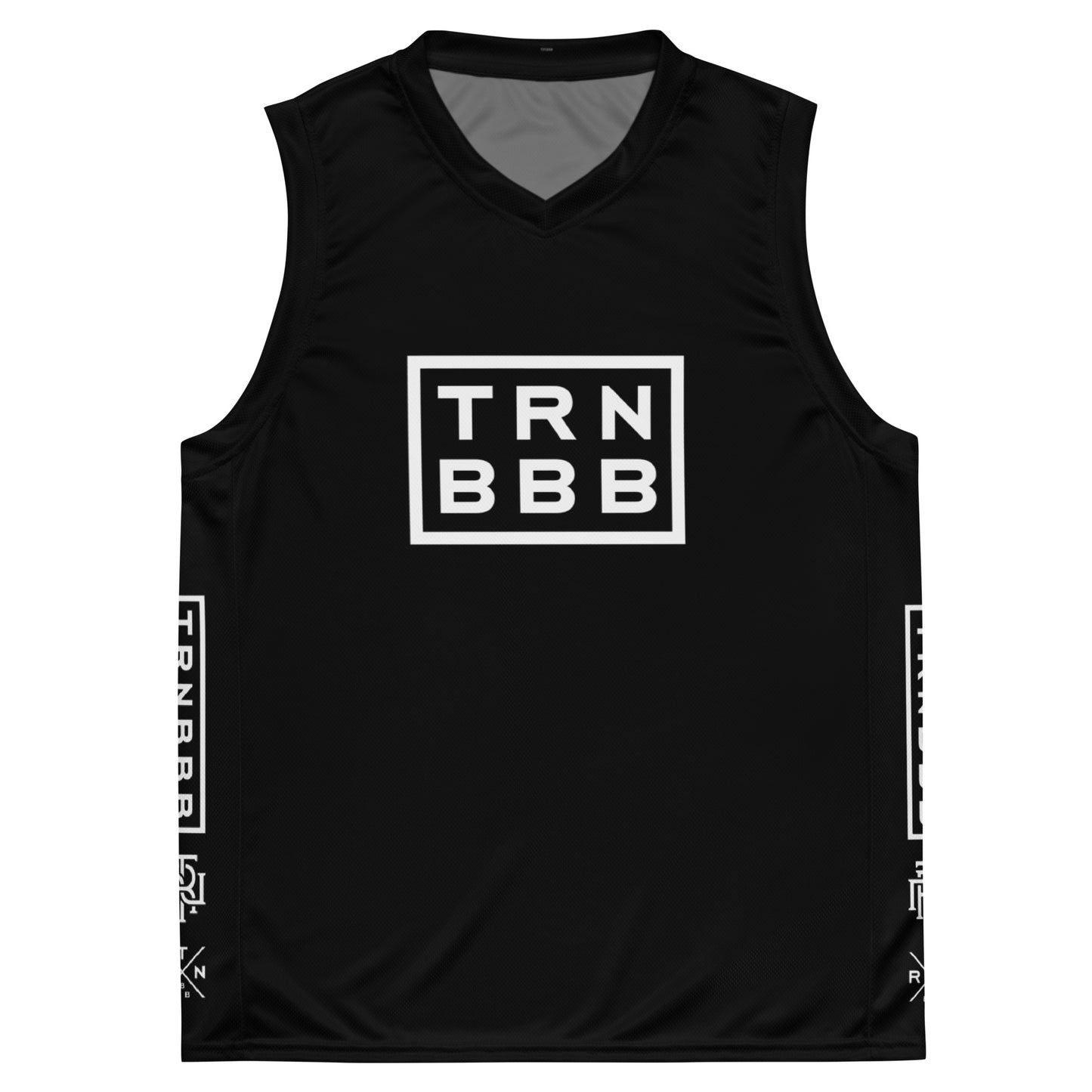STACKED TRNBBB Recycled unisex basketball jersey