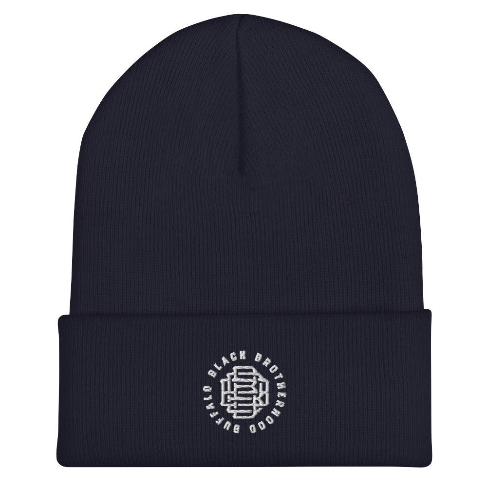 BBB Monogram Cuffed Beanie