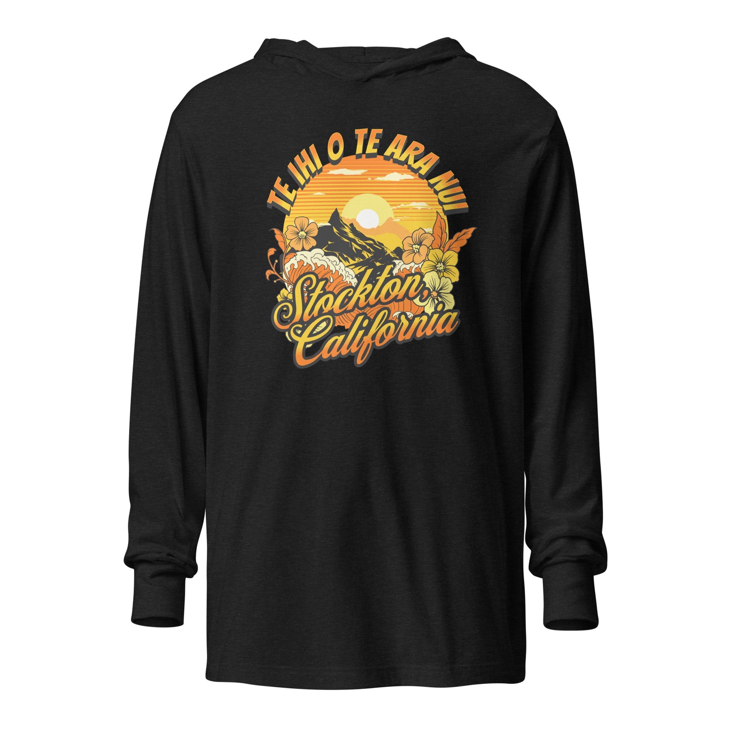TE IHI Hooded long-sleeve tee