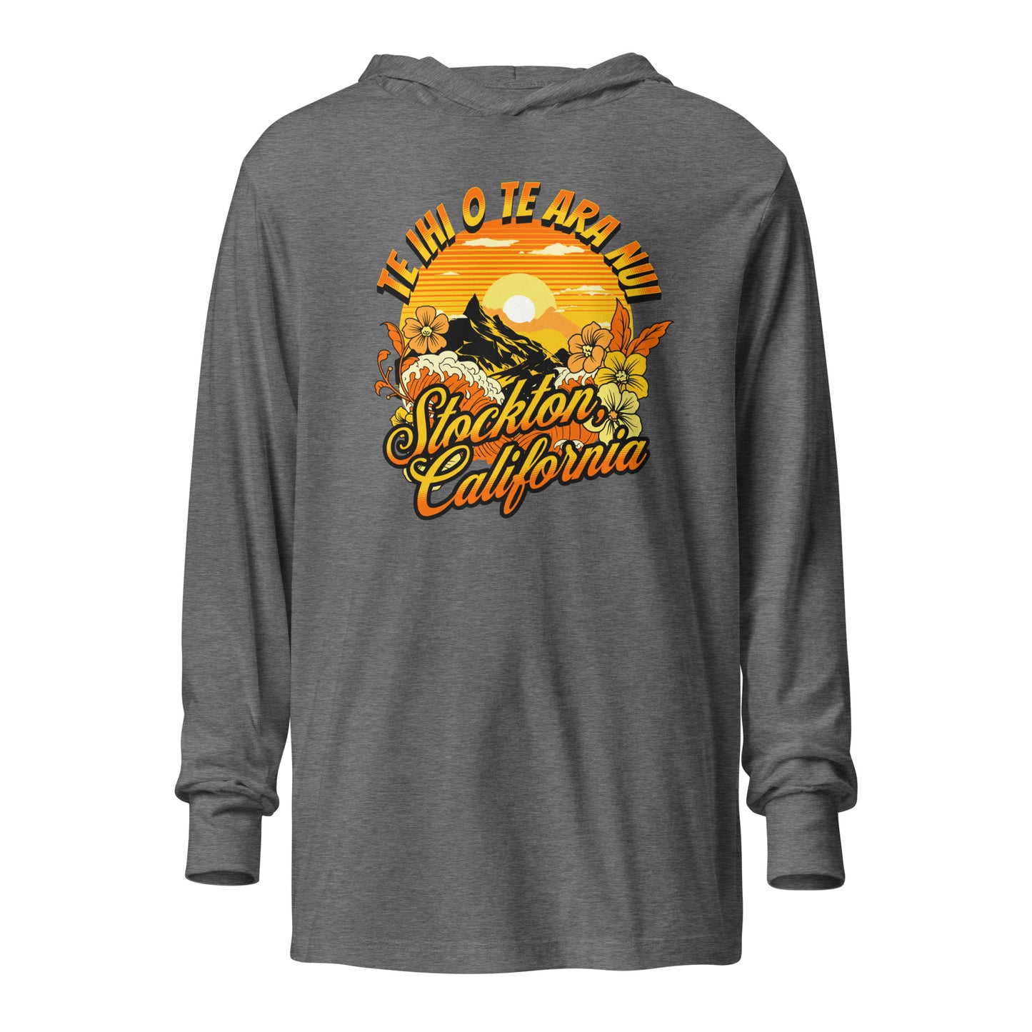 TE IHI Hooded long-sleeve tee