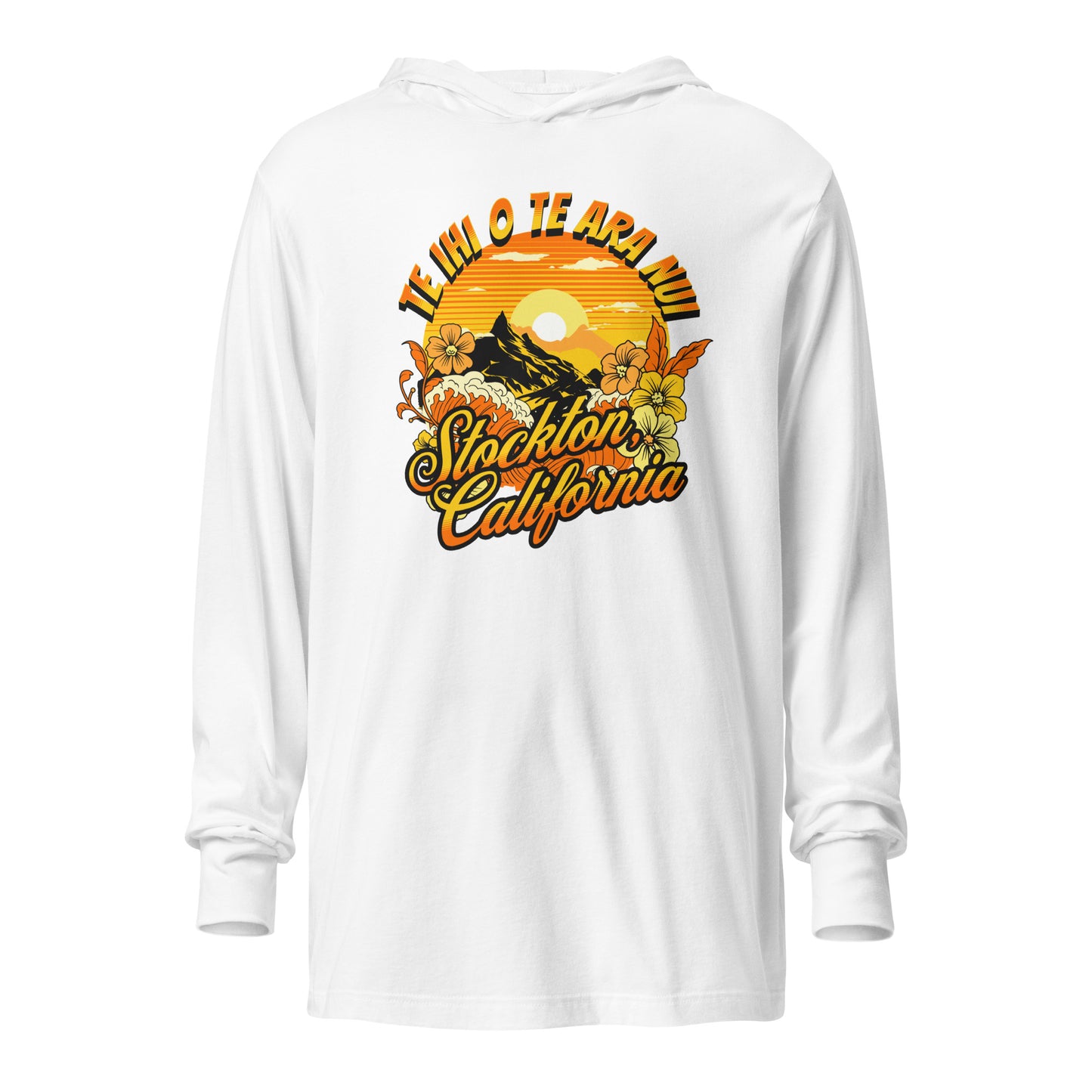TE IHI Hooded long-sleeve tee